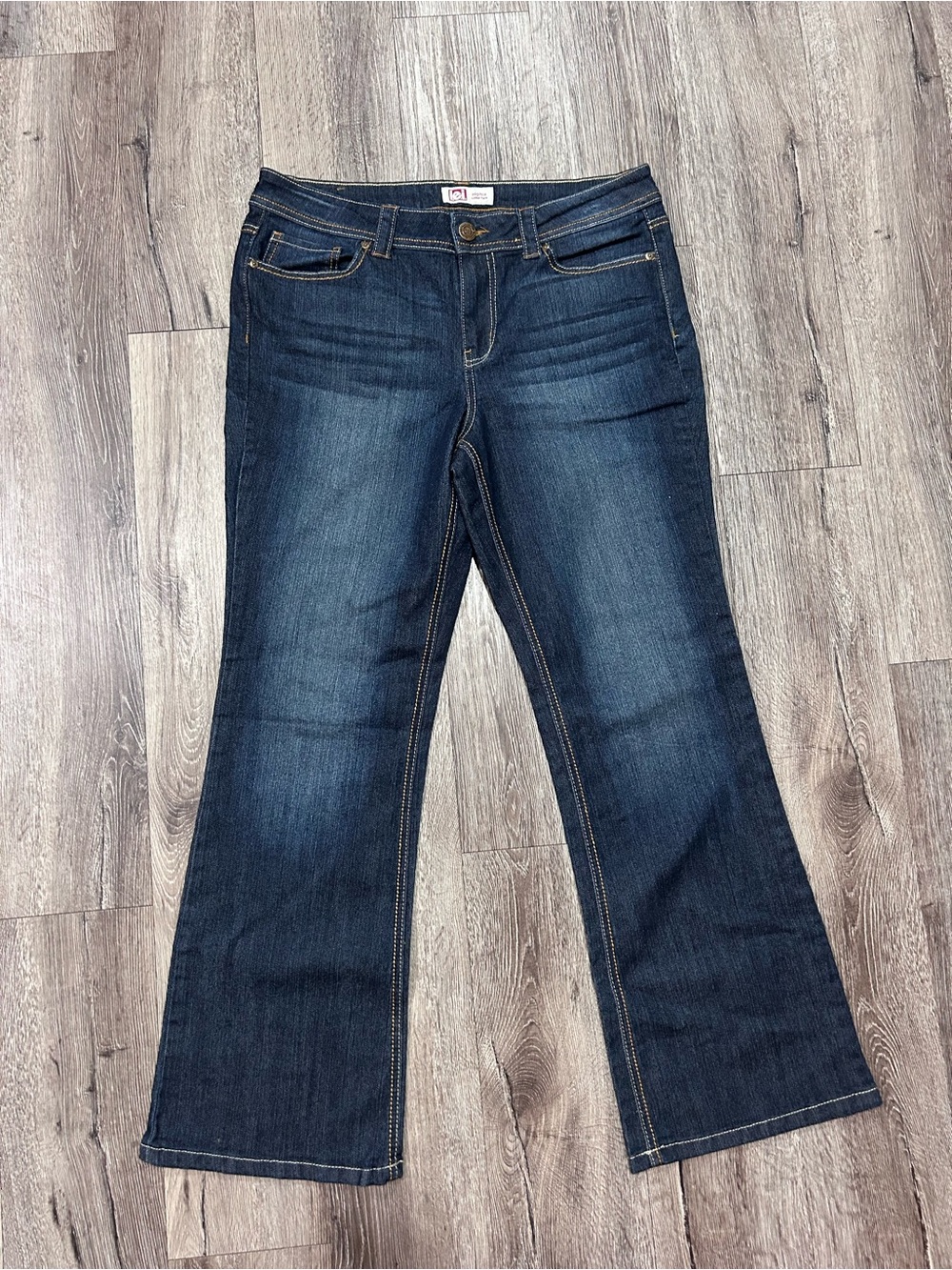 Vintage l.e.i. "Sophia" Hipster Flare Flap Pocket Y2K Jeans - Size 13 Short